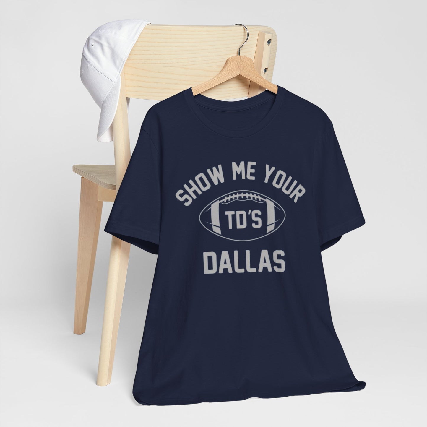 Dark Slate Gray Show Me Your TD's Dallas Football Tee — Funny Dallas Cowboys Touchdown Shirt