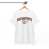 White Smoke Sacramento CA Vintage College T-Shirt — Retro City Tee