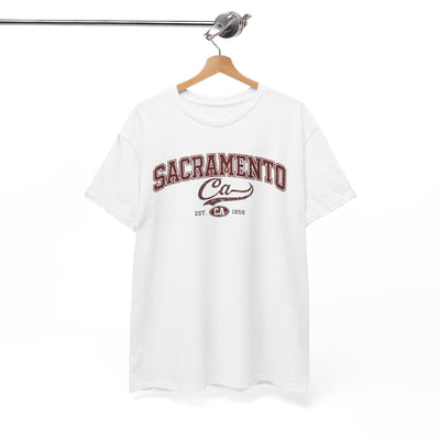 White Smoke Sacramento CA Vintage College T-Shirt — Retro City Tee