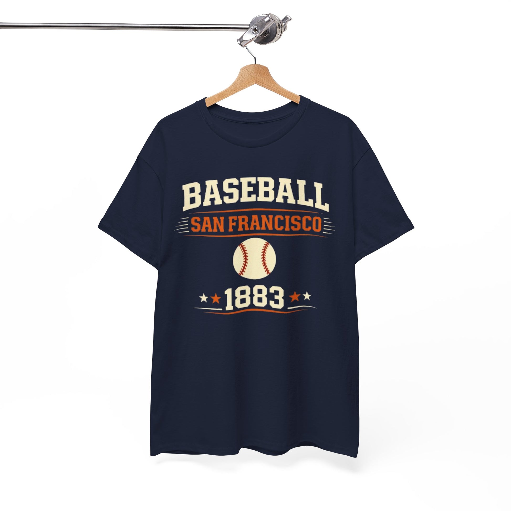 White Smoke San Francisco Baseball 1883 Tee vintage-style baseball shirt