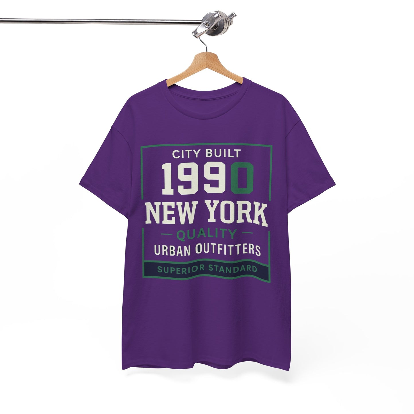 White Smoke 1990 New York T‑Shirt – City Built Vintage Urban Outfitters Graphic Tee