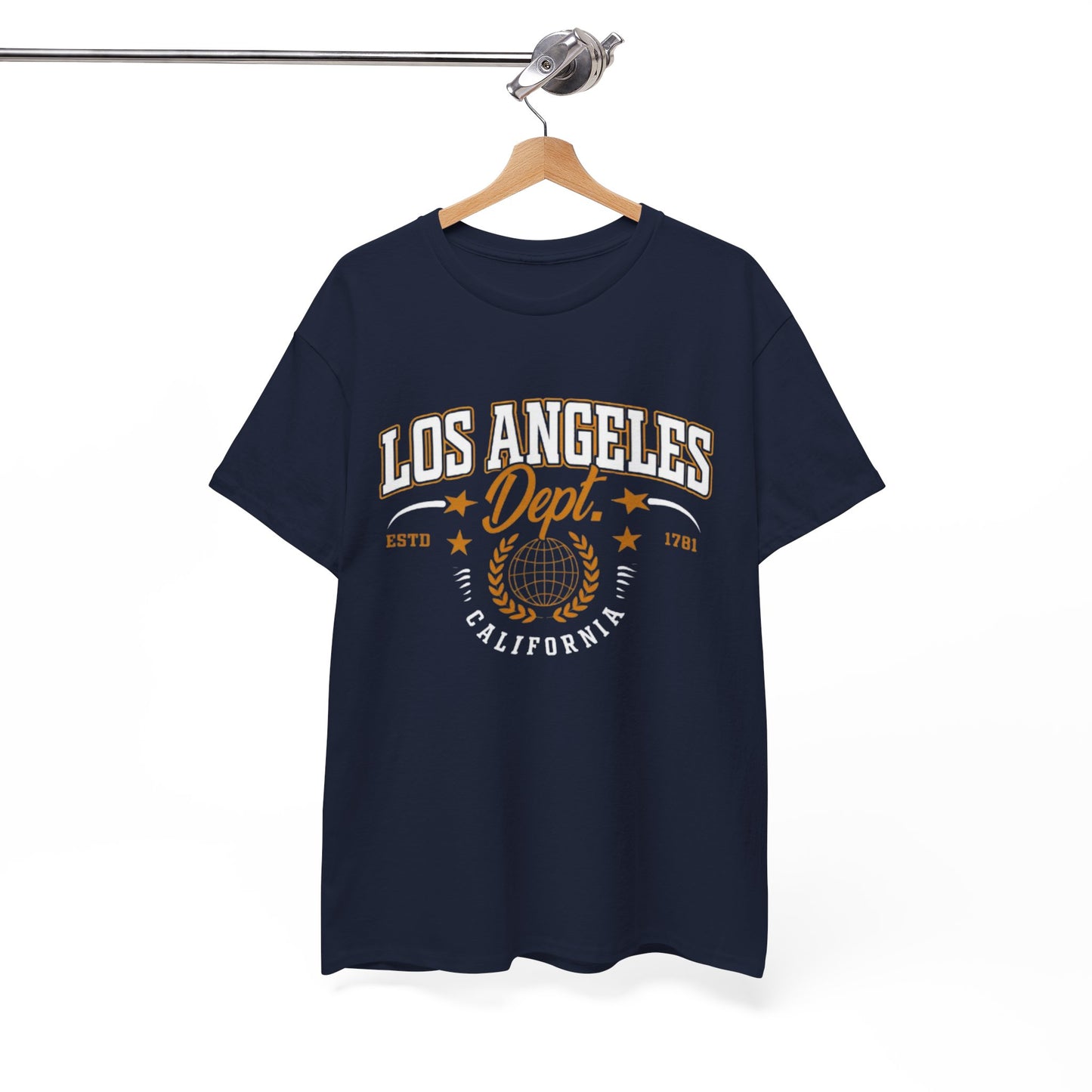 White Smoke Los Angeles Dept. T‑Shirt – Vintage California College Graphic Tee