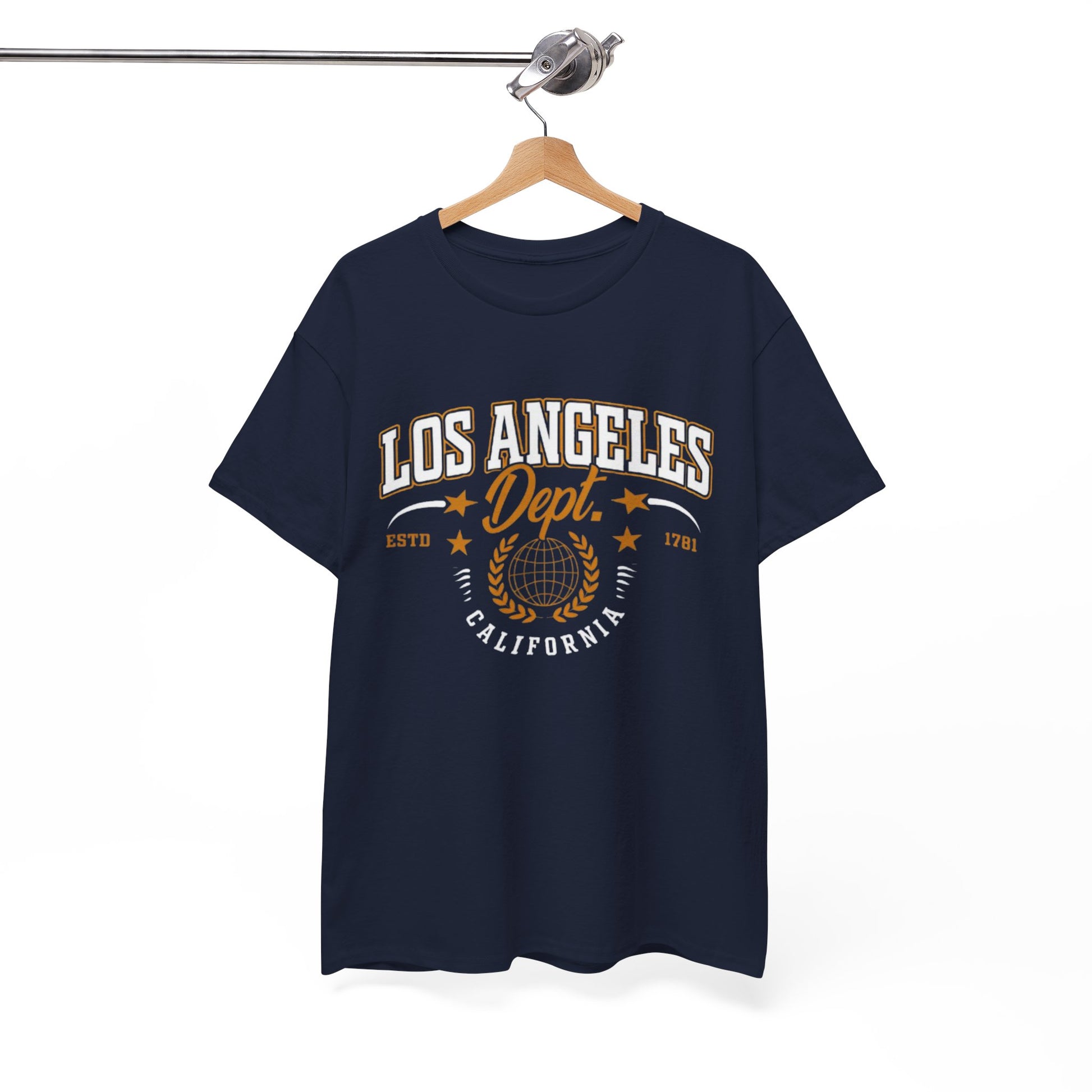 White Smoke Los Angeles Dept. T‑Shirt – Vintage California College Graphic Tee