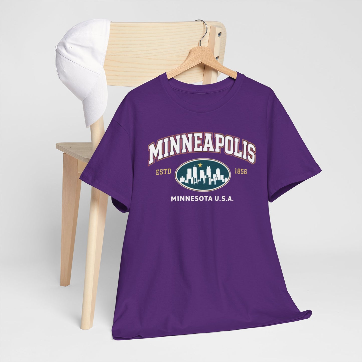 Minneapolis Skyline Tee — Minnesota U.S.A. City Graphic T-Shirt