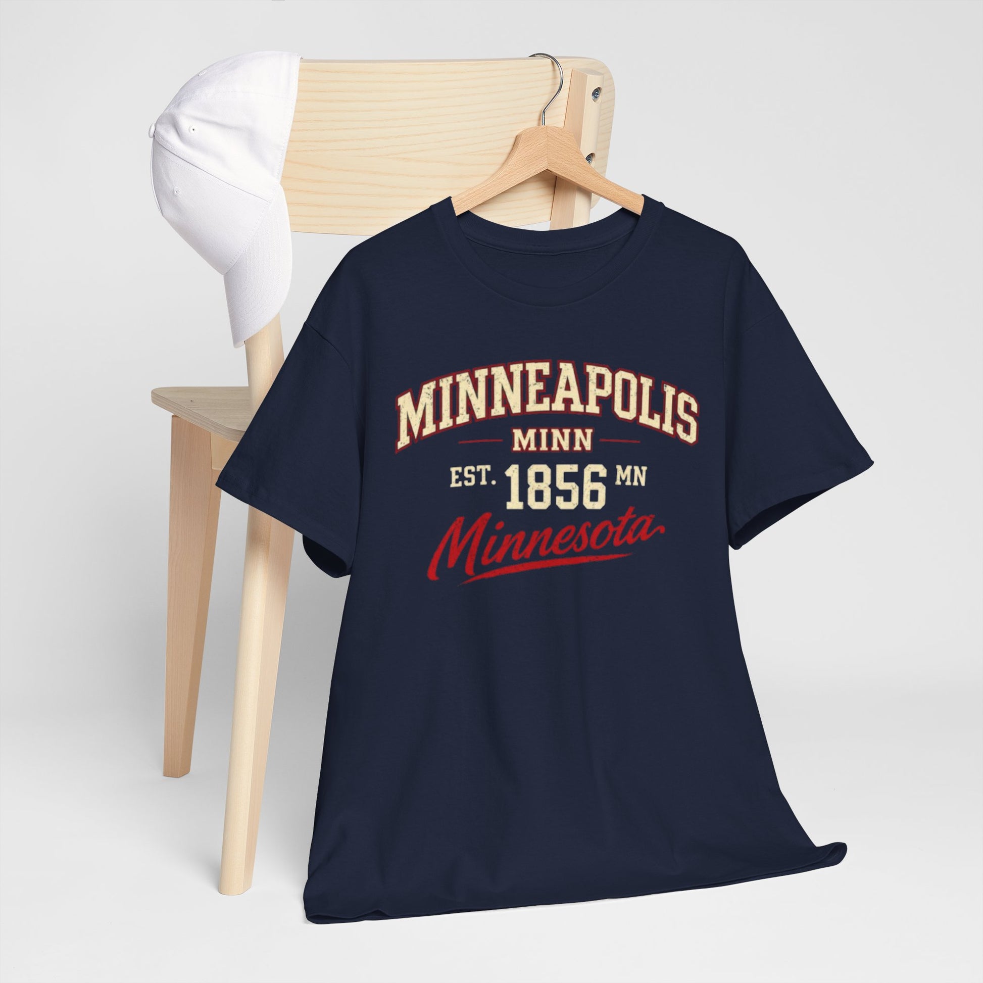 Minneapolis Minnesota 1856 Vintage Graphic Tee streetwear fashion product image 6