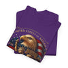 White Smoke Patriotic 250th Anniversary Eagle Tee – Liberty Bell & American Flag T-Shirt