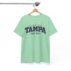 White Smoke Tampa Florida Vintage College Tee – EST. 813 City Shirt