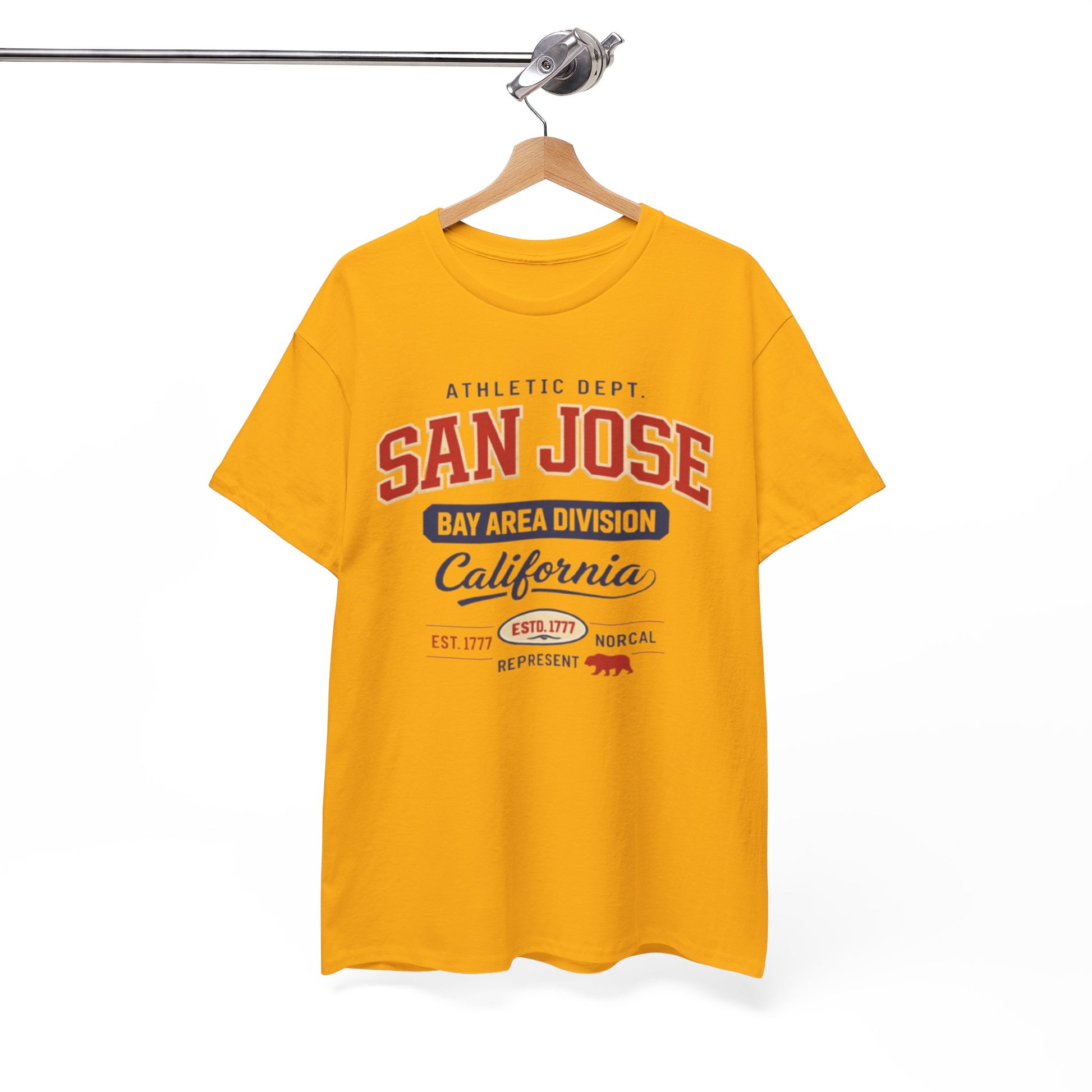 San Jose streetwear Bay Area Athletic T-Shirt — California college style graphic Tee streetwear fashion product image 5