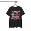 White Smoke LA West Coast Baseball T-Shirt — Los Angeles California Vintage Sport Tee