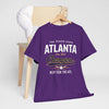 Lavender Atlanta Champion T-Shirt — The Peach State "Rep for the ATL" Graphic Tee