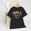 Dark Slate Gray Tampa FL Athletics EST. 813 T-Shirt  area code collegiate tee, Florida athletics graphic tee