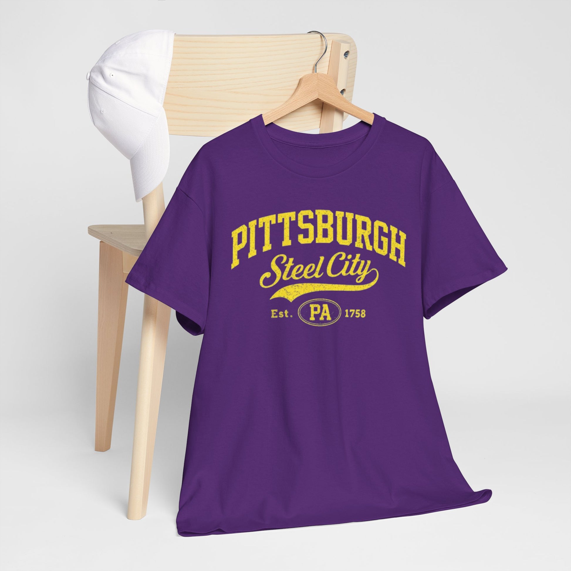 Pittsburgh Steel City T‑Shirt — Retro PA Vintage Graphic Tee streetwear fashion product image 12