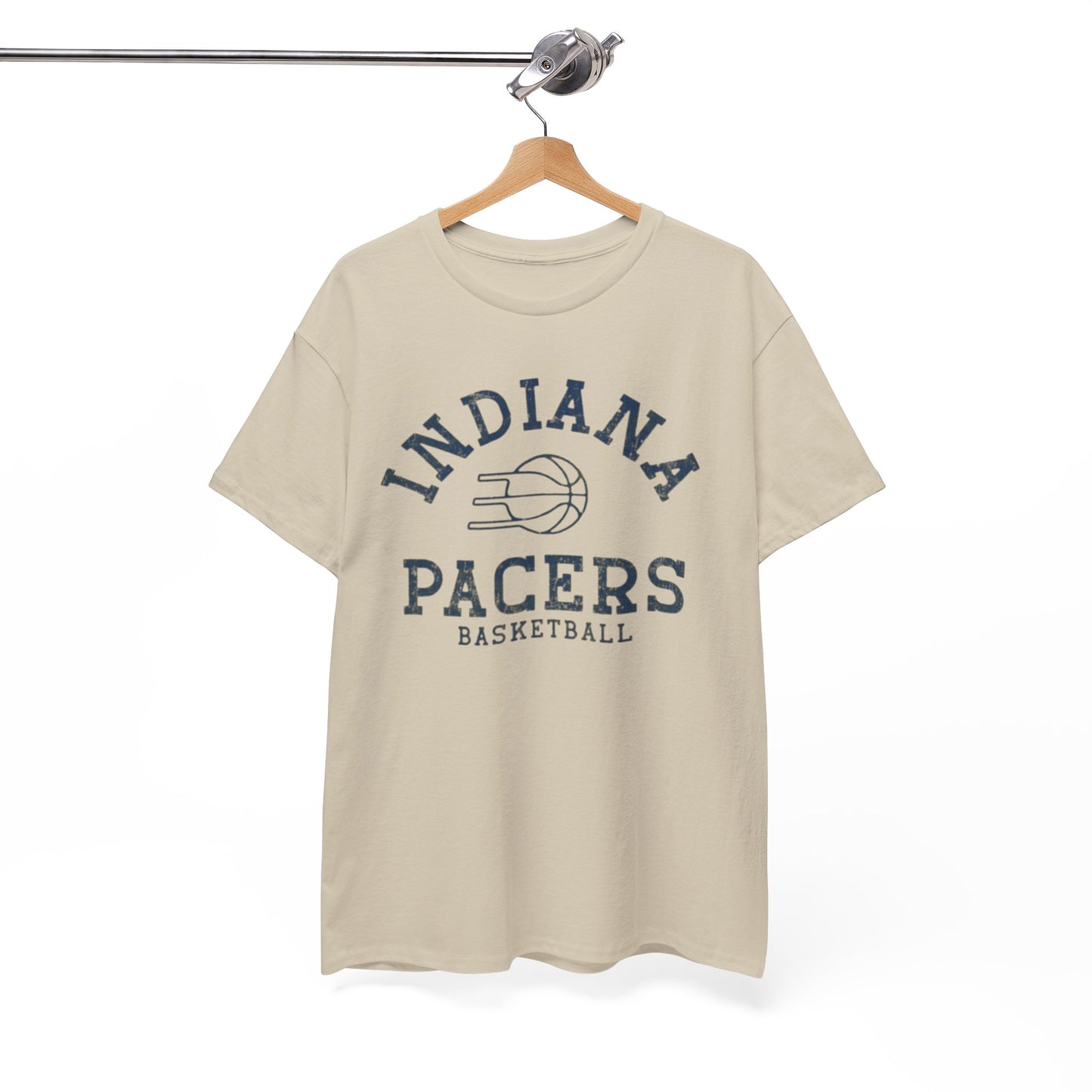 Indiana Pacers Basketball Tee — Vintage Varsity  T-Shirt – football shirt, game day outfit, image 1.0