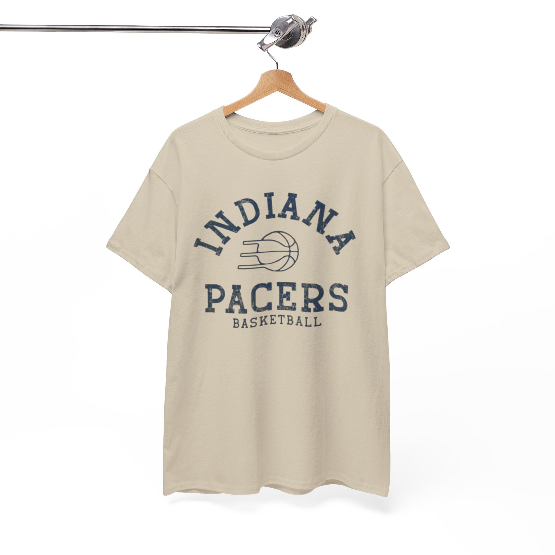 Indiana Pacers Basketball Tee — Vintage Varsity  T-Shirt – football shirt, game day outfit, image 1.0