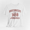 Lavender Tricou Atletism București 1459 stil universitar