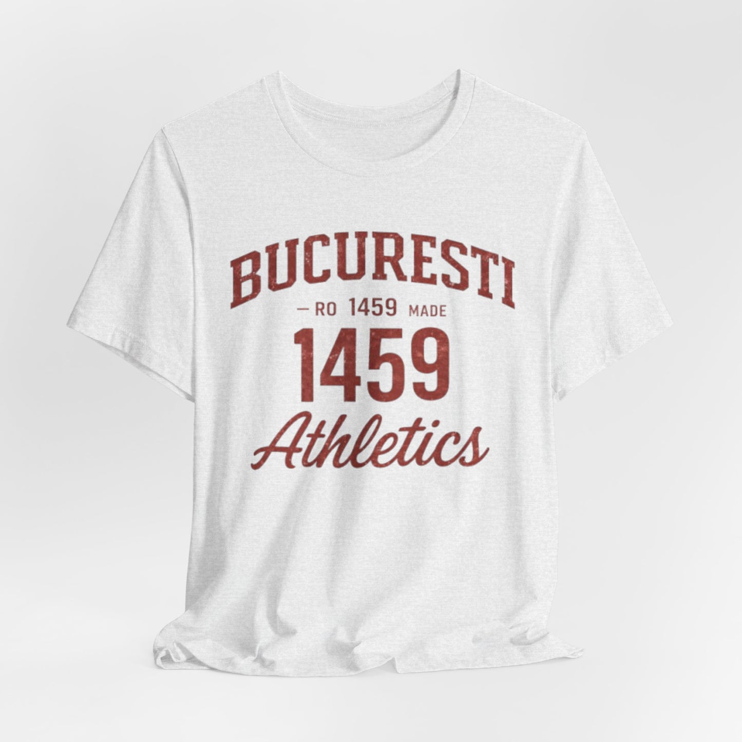Tricou Atletism București 1459 stil universitar