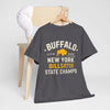 Dim Gray Buffalo New York Bills 8720 State Champs T‑Shirt