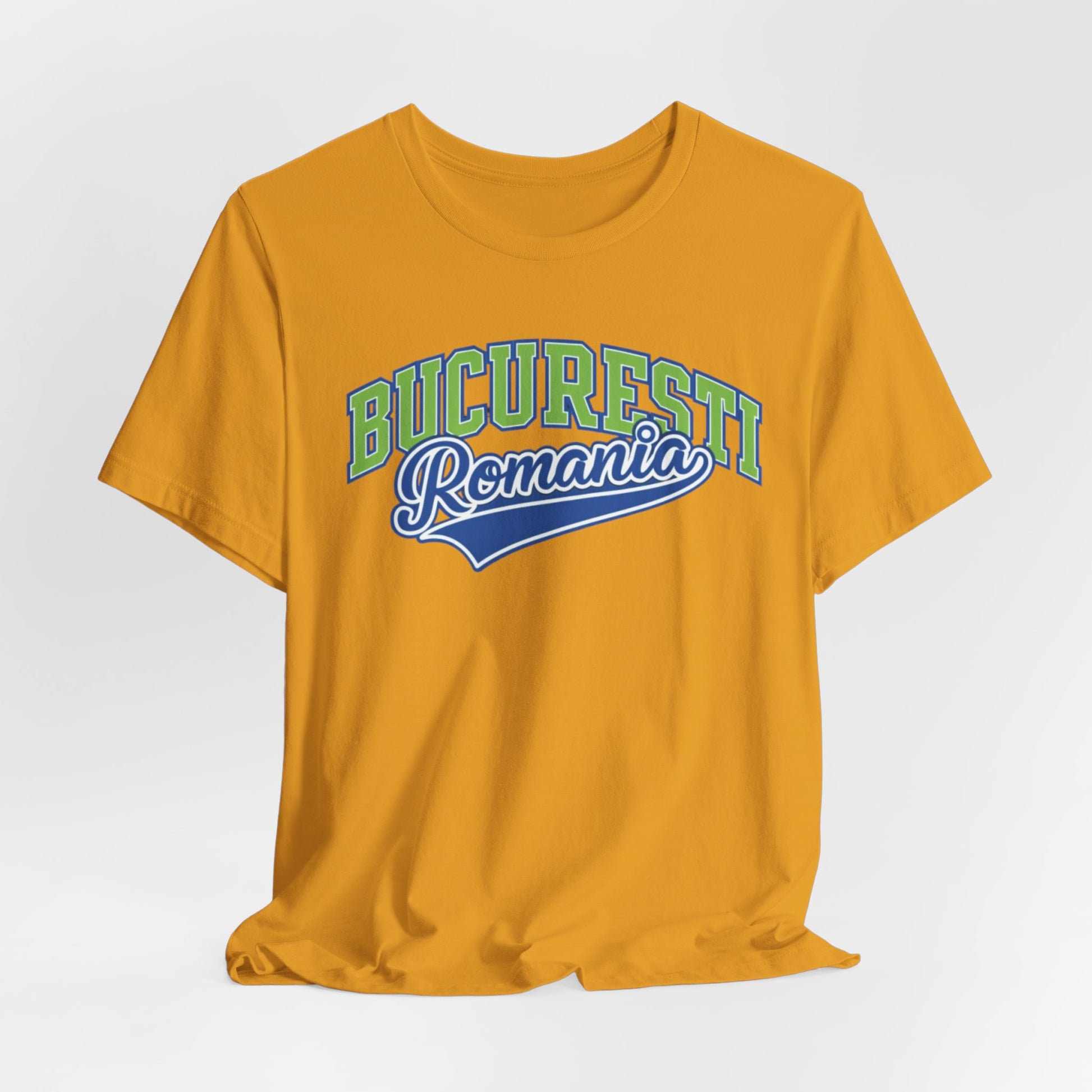 Goldenrod Tricou de baseball vintage Bucuresti Romania — Tricou Retro City