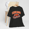 Dark Slate Gray Chicago Football T-Shirt – Vintage Style Football Graphic Tee
