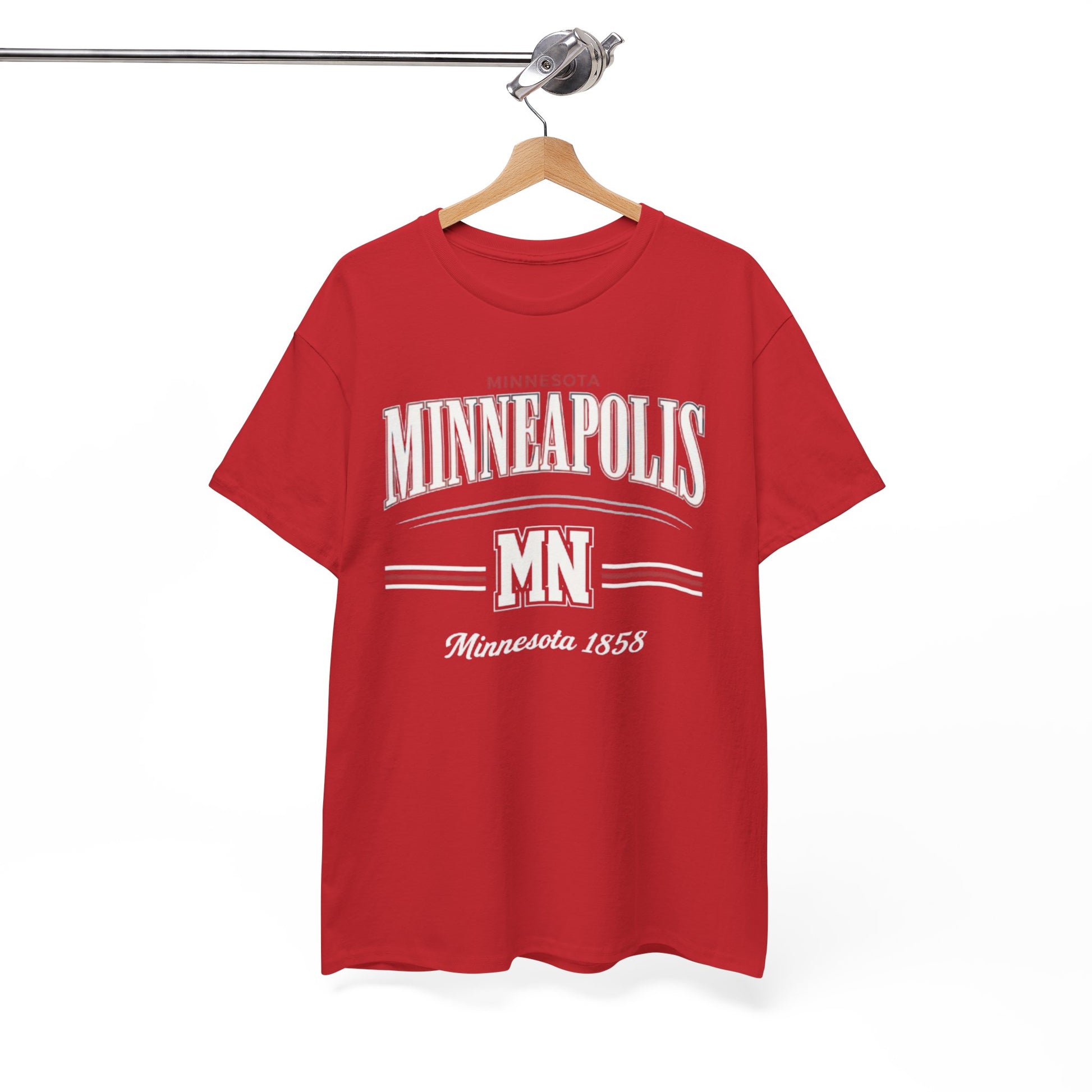 Minneapolis MN Vintage-Style T-Shirt — Minnesota 1858 City streetwear t shirt streetwear fashion product image 5