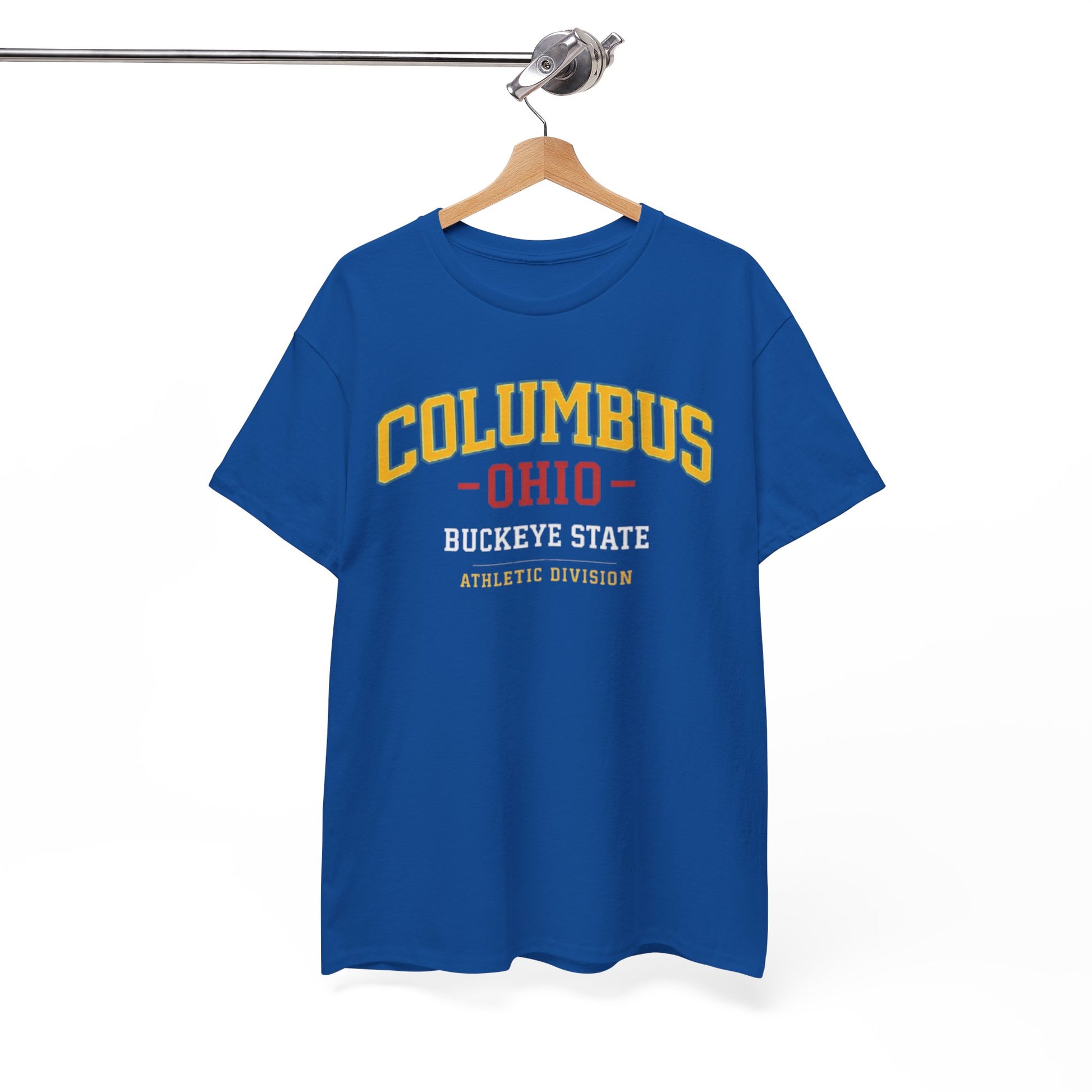 White Smoke Columbus Ohio Buckeye State Athletic Tee