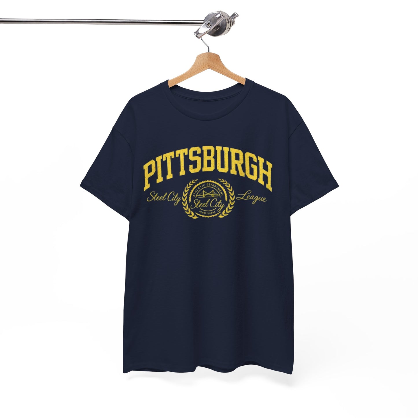 Pittsburgh Vintage Seal Tee Retro athletic and varsity layouts T-Shirt