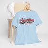 Light Blue Columbus Ohio Vintage Script Tee — Established 1812 City  T-Shirt