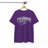 White Smoke Columbus Ohio Retro Graphic Tee — Vintage City Script T-Shirt