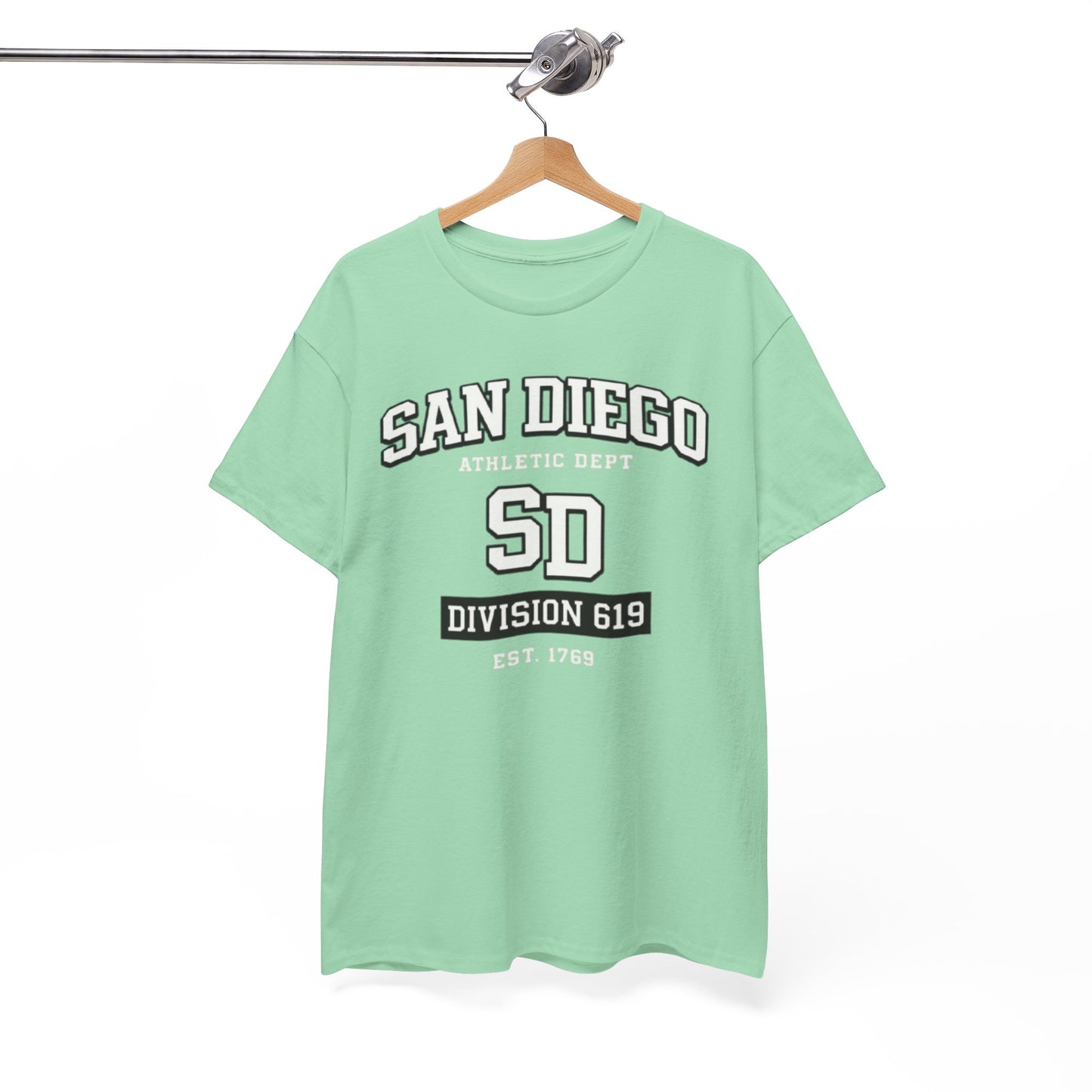 San Diego SD T Shirt – Division 619 Athletic California Streetwear Tee
