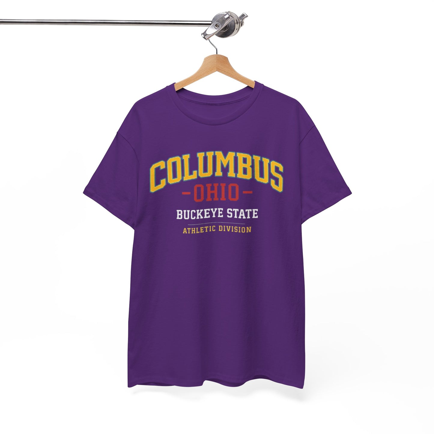 White Smoke Columbus Ohio Buckeye State Athletic Tee