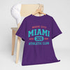 Lavender Miami 305 Athletic Club T-Shirt — Magic City Vintage Sport Tee