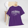 Lavender Columbus Ohio Retro Graphic Tee — Vintage City Script T-Shirt