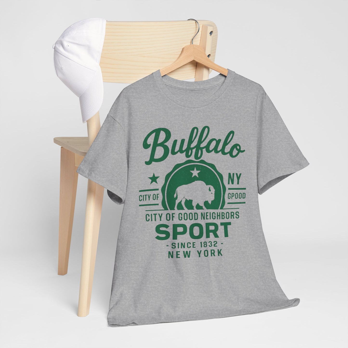 Buffalo Sport Tee — City of Good Neighbors Vintage NY T‑Shirt