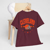 Cleveland Football Tee — Retro Helmet & Stars Fan Shirt