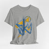 Lavender Chicago Sky Basketball Tee – Distressed Logo Graphic Shirt