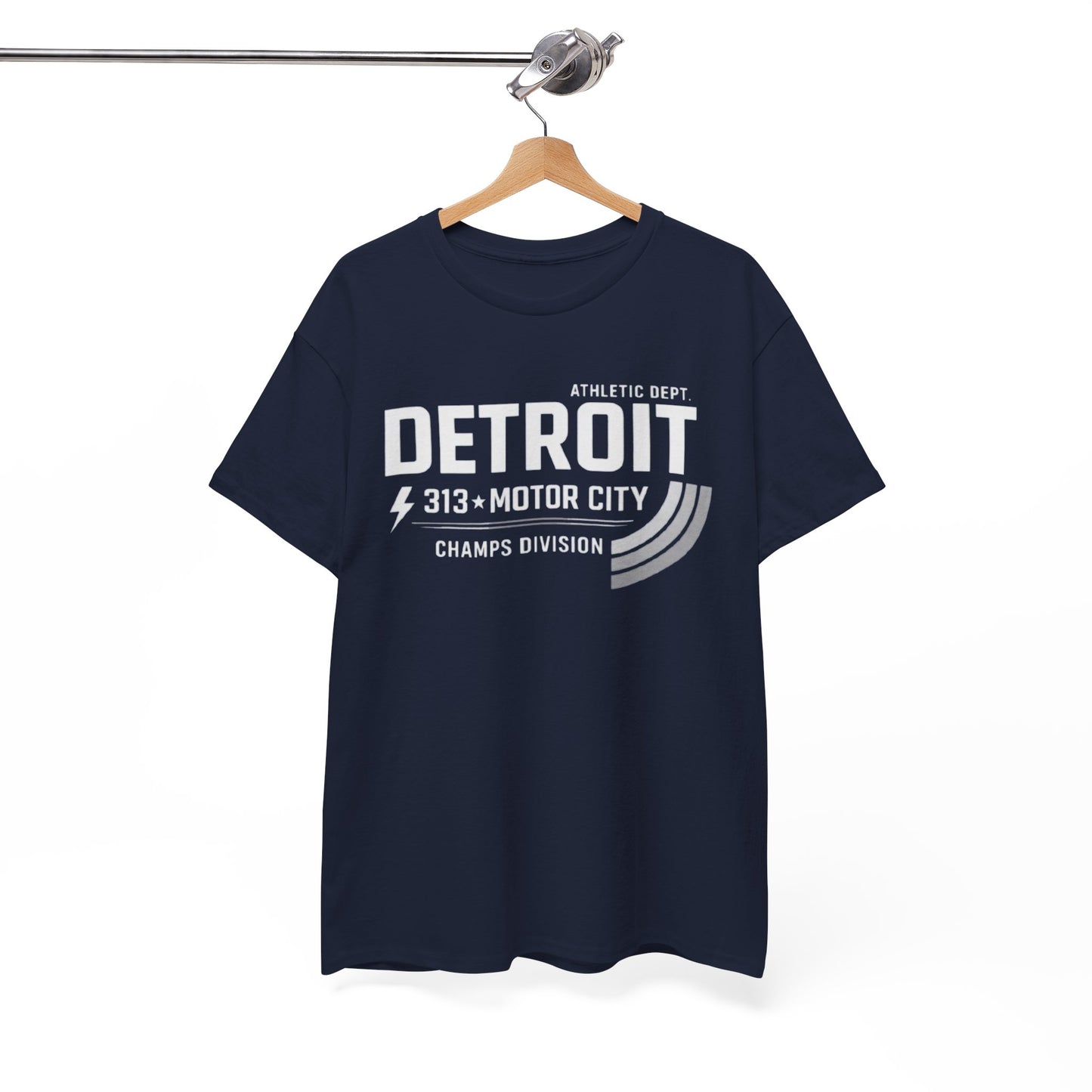 Detroit Motor City Tee – 'Detroit 313' Athletic Dept Graphic T‑Shirt