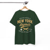 White Smoke New York Legends Baseball T-Shirt — Heritage Bat & Ball Club Tee