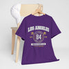 Lavender Los Angeles 84 Vintage Sports T‑Shirt — Premium Collegiate Tee