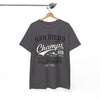 White Smoke San Diego Champs Athletic T-Shirt — California 619 Surf City Tee