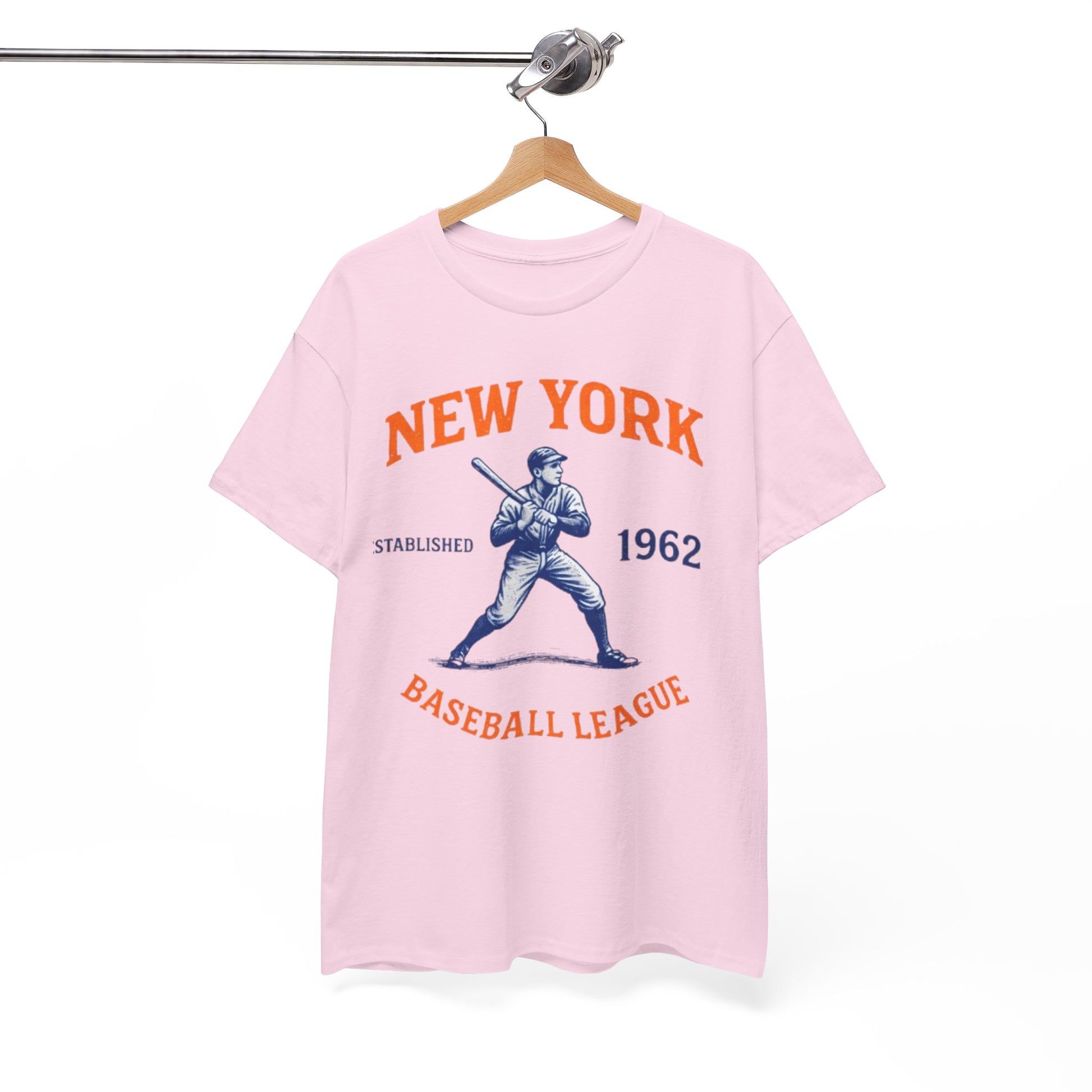White Smoke New York Baseball League T-Shirt – Vintage Athletic Streetwear Tee