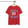 White Smoke Chicago College 85 Vintage Sports Tee