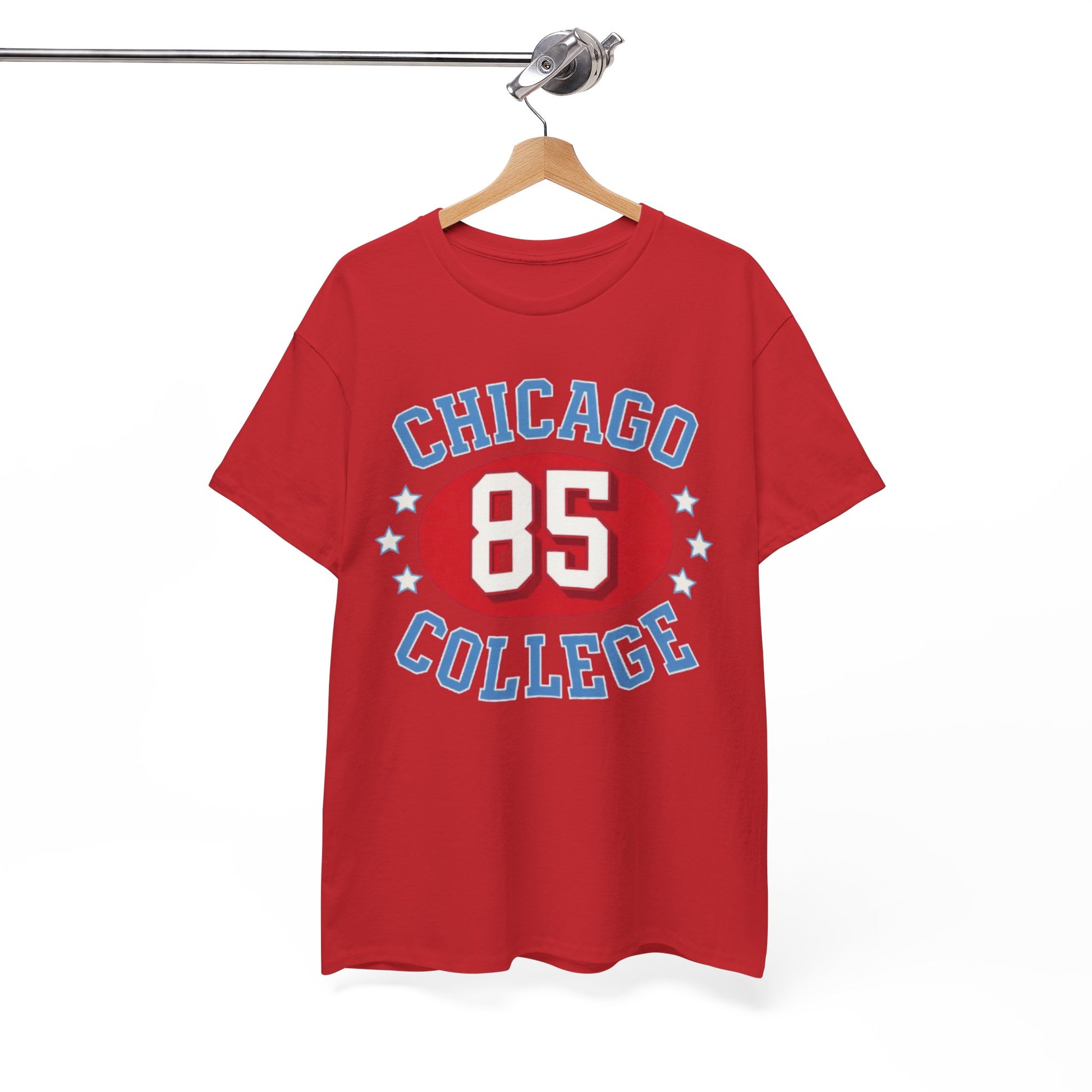 White Smoke Chicago College 85 Vintage Sports Tee