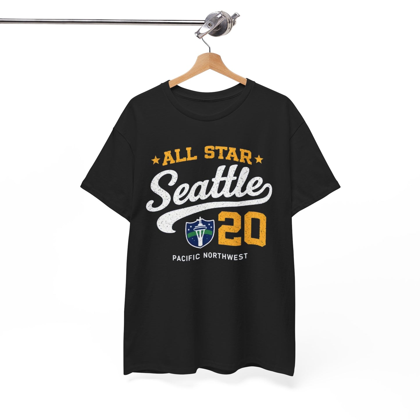Seattle All Star 20 T‑Shirt — Pacific Northwest Vintage Sports Tee