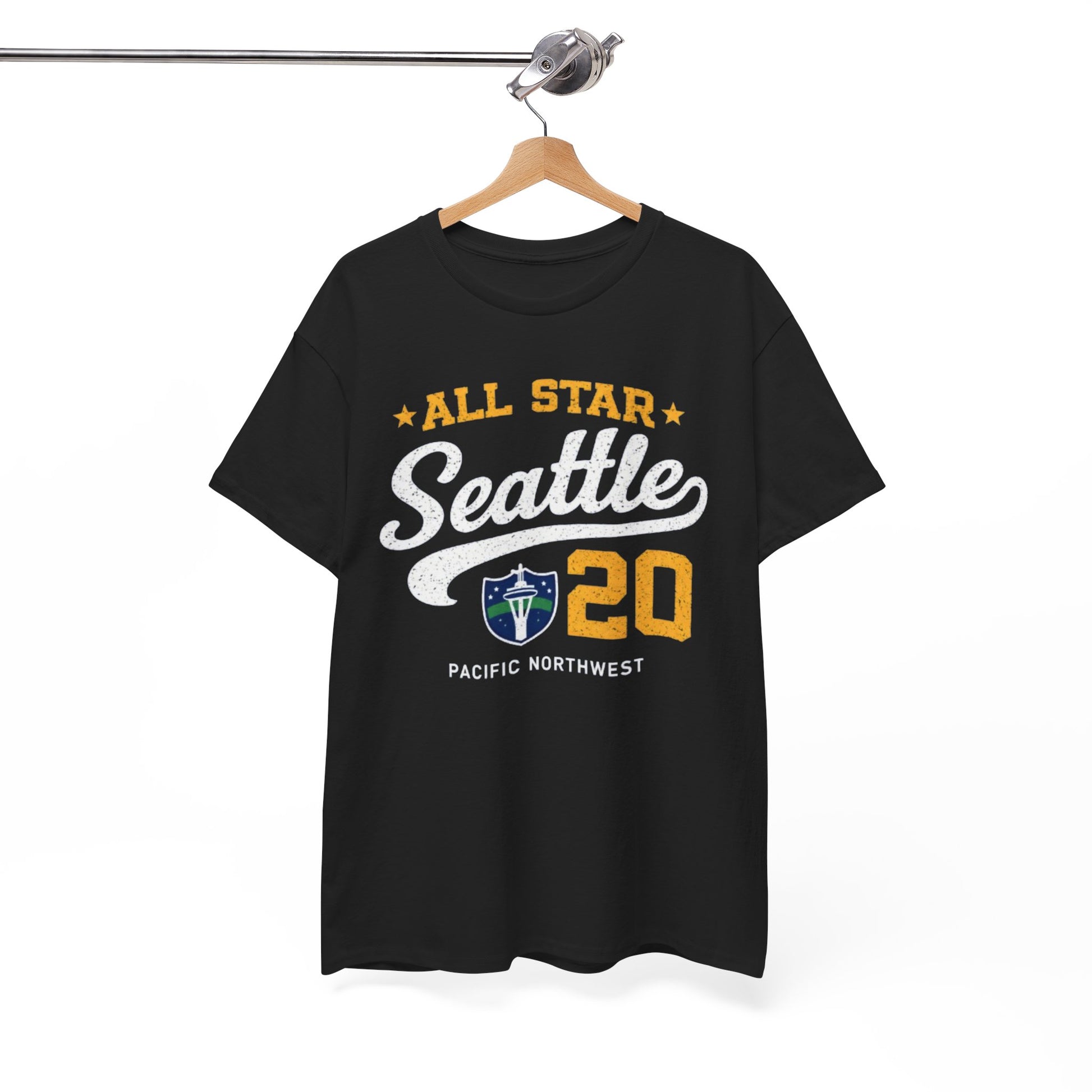 White Smoke Seattle All Star 20 T‑Shirt — Pacific Northwest Vintage Sports Tee