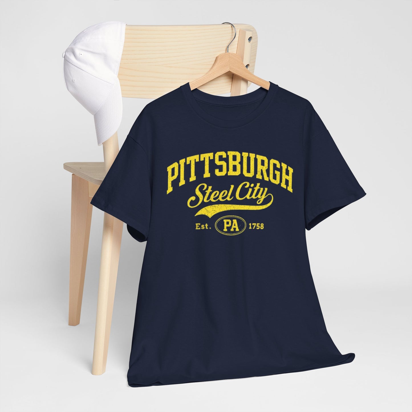 Pittsburgh Steel City T‑Shirt — Retro PA Vintage Graphic Tee