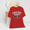 Brown Chicago Hoops T-Shirt — Windy City Basketball Tee (Est. 1966)