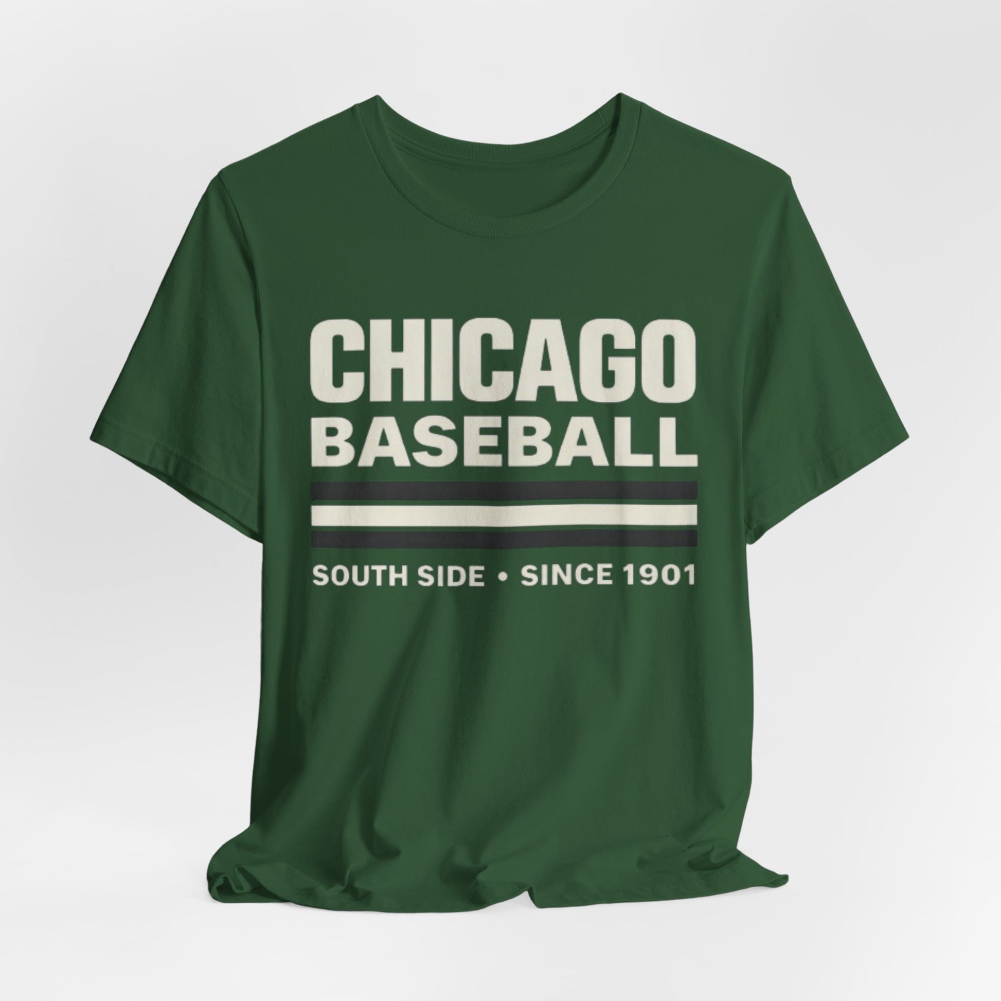 Lavender Chicago Baseball Tee — South Side Since 1901