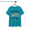 White Smoke San Diego Champs Athletic T-Shirt — California 619 Surf City Tee