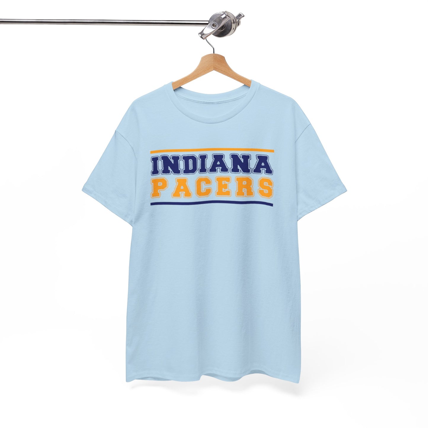White Smoke Indiana Pacers Retro Stripe Tee