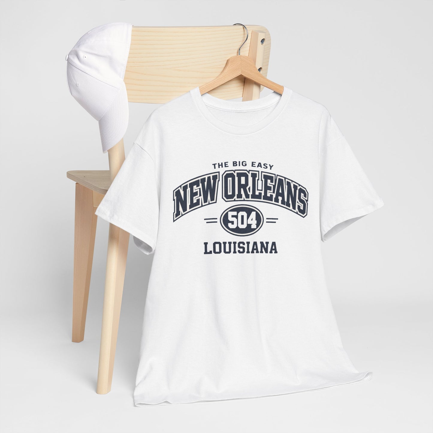 New Orleans 504 Louisiana Tee — The Big Easy City  T-Shirt